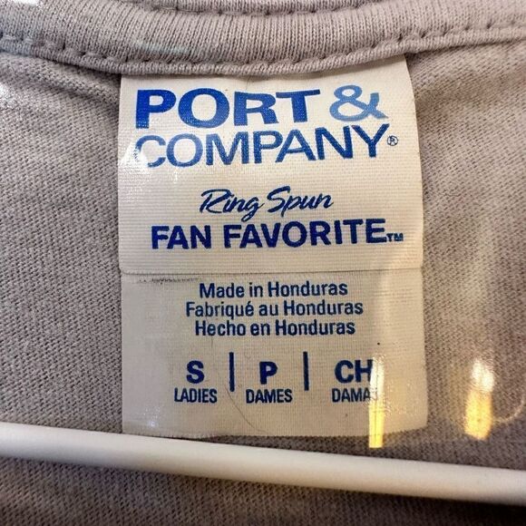 Port & Company Women's Graphic T-Shirt I Do What I Want Cat Red Cup Gray Small - Picture 4 of 4